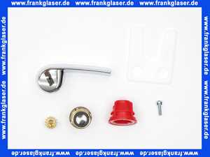 199078V Oras Ventil Griff Rot verchromt
