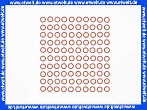 O-Ring Dichtung Dichtring 18,00x3,00 mm Silikon 70°Shore rot (100 Stück)