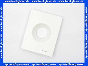 Oventrop Abdeckplatte für Unibox Einzelraumregelung,Bautiefe 110mm, weiß 1022691