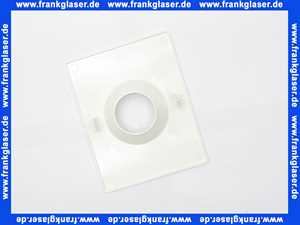 Oventrop Abdeckplatte für Unibox Einzelraumregelung,Bautiefe 110mm, weiß 1022691