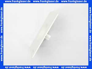 Oventrop Abdeckplatte für Unibox Einzelraumregelung,Bautiefe 110mm, weiß 1022691