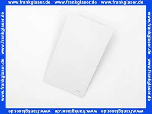 Oventrop Abdeckung geschlossen Echtglas weiß für Montagekanal 1022755