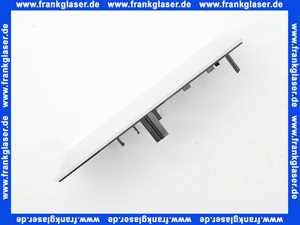 Oventrop Abdeckung geschlossen Echtglas weiß für Montagekanal 1022755