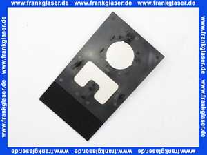 Oventrop Abdeckung geschlossen Echtglas weiß für Montagekanal 1022755