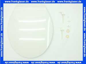 790820102 Pagette WC-Sitz PAGETTE EXKLUSIV mit Deckel und Konststoffscharnier Befestigung weiss
