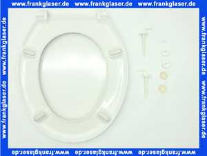 790820102 Pagette WC-Sitz PAGETTE EXKLUSIV mit Deckel und Konststoffscharnier Befestigung weiss
