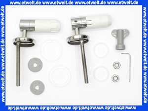 792890100 Pagette Befestigung Nova, abnehmbar mit Absenkautomatik, Edelstahl