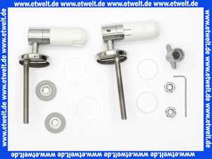 792890100 Pagette Befestigung Nova, abnehmbar mit Absenkautomatik, Edelstahl