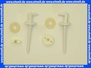 794690102 Pagette Kunststoffbefestigung für WC-Sitz Rondo oder Saxo weiss