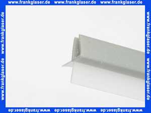 104242 Palme Bodendichtung 5-6 mm, 1000 mm grau für Pendel-, Flügeltür, Eckeinst.