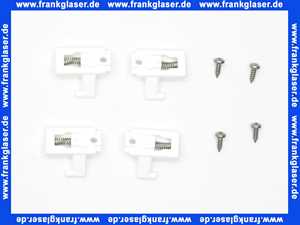 106431 Palme Federleiter 2x links, 2x rechts zu Duschabtrennung Weiß