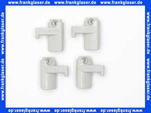 106431 Palme Federleiter 2x links, 2x rechts zu Duschabtrennung Grau