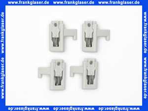 106431 Palme Federleiter 2x links, 2x rechts zu Duschabtrennung Grau