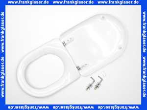 104 Pressalit WC-Sitz Magnum mit Festscharnier B 33 Weiss