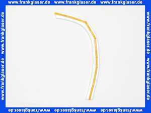 PTFE Flachdichtungsband 12x4 mm bxh weiss mit einseitig selbstklebende Montagehilfe 10 Meter Spule