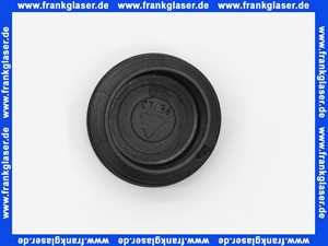 Stopfen mit Lamellen für Rundrohre 30 mm Außendurchmesser Polyethylen schwarz Wandstärke Rohr 1-2 mm Einsteckhöhe 11,5 mm Kopf 5 mm stark