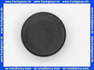 Stopfen mit Lamellen für Rundrohre 35 mm Außendurchmesser Polyethylen schwarz Wandstärke Rohr 1-2 mm Einsteckhöhe 11,5 mm Kopf 5 mm stark