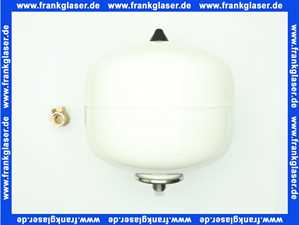 7307800 Reflex Membran-Ausdehnungsgefäß Refix DD, weiß, 10 bar, Vordruck 4 bar, 12 Liter