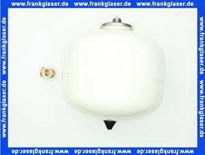 7307800 Reflex Membran-Ausdehnungsgefäß Refix DD, weiß, 10 bar, Vordruck 4 bar, 12 Liter