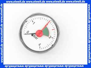 Remeha Manometer D50-4 Bar +Teflonring 0291022