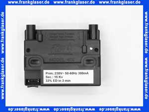 Remeha Zündtrafo 2 Poles RV 300022193