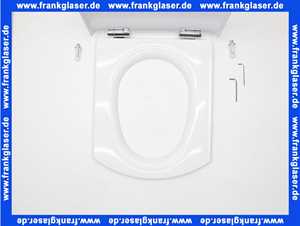 7801622004 Roca WC-Sitz Hall mit Deckel und Absenkautomatik, weiss