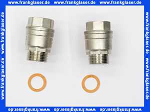 Rotex Kugelhahn-Set, ASH3, 2 St./VPE für RMX, 1 IG x 1 AG ESHUTOFVALVEA