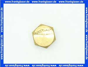 Kappe Rotguss 1/2 Zoll