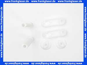 0102000 SANIT Befestigungsset für Betätigungs platten für 2-Mengen-Spülung