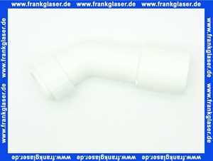 01173000000 Sanit Abgangswinkel mit Überwurfmutter, Kegelring und Gleitring, für Ablaufarmaturen von Bade-und Brausewannen