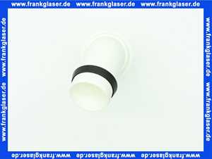 01173000000 Sanit Abgangswinkel mit Überwurfmutter, Kegelring und Gleitring, für Ablaufarmaturen von Bade-und Brausewannen