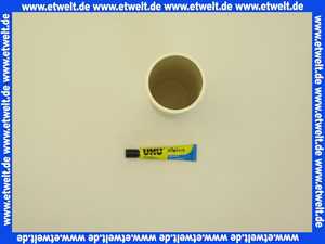 Sanit Verlängerungsrohr d:44 300mm weiß 01465010000