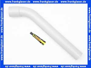 0147666 SANIT Spülbogen 45Gr, mit Kleber, d:44, manhattan