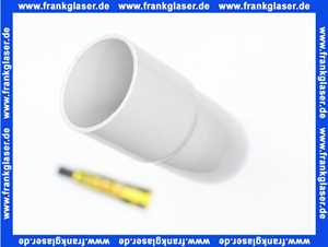 0147666 SANIT Spülbogen 45Gr, mit Kleber, d:44, manhattan