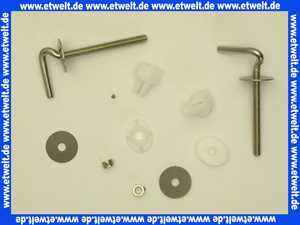 Sanit Edelstahl Scharnier M8 mit Schnellbefestigung 01755000000