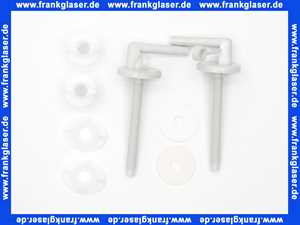 0175600 SANIT Kunststoffscharnier M8 mit Schnellbefestigung, grau