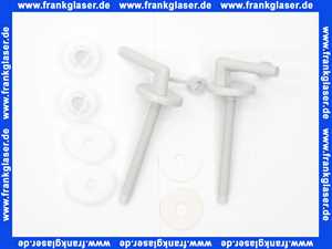 0175600 SANIT Kunststoffscharnier M8 mit Schnellbefestigung, grau