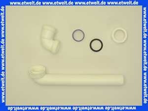 Sanit Raumsparabgang G1 1/4 x G1 1/4 aus Kunststoff für Spülensifon 03072000000