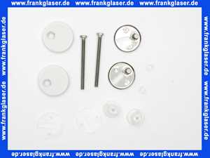 0316601 SANIT Exzenter-Edelstahlscharnier M8 für WC-Sitz 2100 und 2200, alpin-weiß