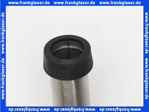 0325000 SANIT Edelstahl Standrohr 1 1/2 mit Bügel und Gummimuffe, l= 140mm ÜH=120mm