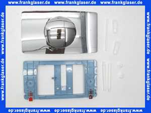 1601881 SANIT Betätigungsplatte L für 2-Mengenspülung, chrom