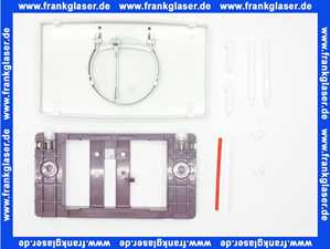 Sanit Betätigungsplatte L-2Menge mattchrom* 16018930000