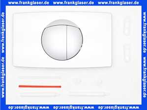 1601893 SANIT Betätigungsplatte L für 2-Mengenspülung, seidenmatt