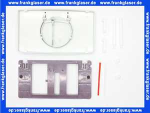 1601893 SANIT Betätigungsplatte L für 2-Mengenspülung, seidenmatt