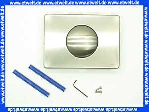 1670400 Sanit Betätigungsplatte S704 für Betätigung vorn/oben kleine Revisionsöffnung Edelstahl