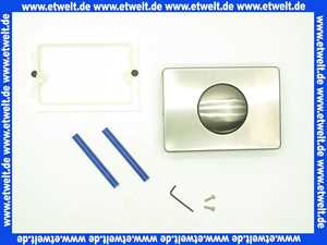 1670400 Sanit Betätigungsplatte S704 für Betätigung vorn/oben kleine Revisionsöffnung Edelstahl
