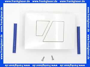 Sanit Betätigungsplatte S707 weiß 16707010000