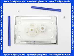 1672601 SANIT Betätigungsplatte SK706 Kunststoff flächenbündig, Standard, alpin-weiß für UP-Spülkasten