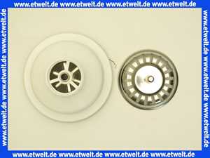 3030200 SANIT Körbchenventil 3 1/2 unver schließbar,G 1 1/2 x 114 x 63 mm