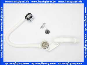 3503800 SANIT Badewannen Ab-und Überlaufgarnitur 833 mit Klemmrosette und Stopfen,40/50mm